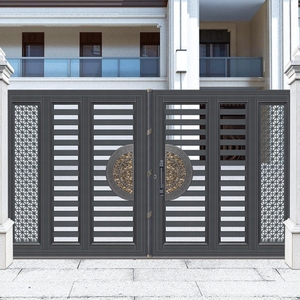 Portail Principal Personnalisable en Alliage d'Aluminium pour <span class=keywords><strong>Jardin</strong></span>, Modélisation 3D, Portillon Durable pour Maisons - Product Image 4