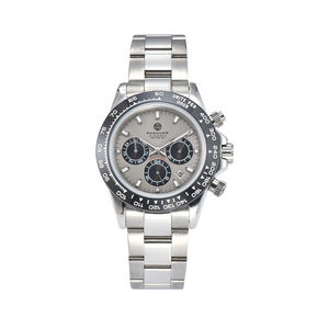 로고 주문 제작 남성용 오토매틱 기계식 시계, 다기능, 야광, 방수, 고급 스틸 밴드 시계 - Product Image 1