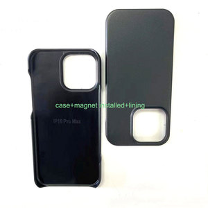 Custodia magnetica rigida per PC per <span class=keywords><strong>Iphone</strong></span> 17 <span class=keywords><strong>Pro</strong></span> <span class=keywords><strong>Max</strong></span> 17air 16 15 14 <span class=keywords><strong>13</strong></span> 12 magneti neri installati in plastica magnetica grezza <span class=keywords><strong>Cover</strong></span> del telefono - Product Image 6