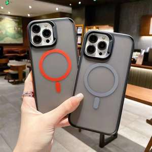 Nouvelle Arrivée Coque de Téléphone Magnétique Frosted Matte Populaire à Chargement Sans Fil en Promotion pour iPhone 17 Air Pro Max 16 15 14 13 Plus - Product Image 2