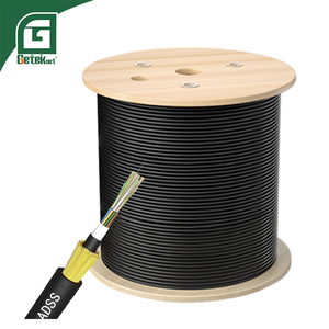 Câble à fibre optique monomode GETEKnet ADSS GYXTW pour extérieur, <span class=keywords><strong>tube</strong></span> lâche, IEC 60794-1-2, 12, 24, 96 fibres, 1 km - Product Image 1