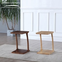 Table console en bois massif nordique, meubles modernes pour salon, pour petits espaces, non pliable, sans rangement