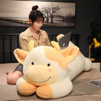 Vendu chaud, jouet en peluche en coton PP de dessin animé, vache, animal en peluche, compagnon pour enfants, poupée en peluche, oreiller