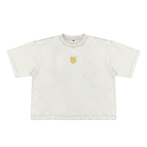T-shirt Oversize Homme et Femme, Broderie de Haute Qualité, Grammage Lourd, Tendance, Vente Chaude, Populaire, OEM - Product Image 1