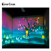 Sistema de Software de Pantalla de Video de Realidad Virtual Original, Proyector de Pared y Piso Interactivo Inmersivo con Holograma 3D