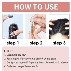 Ampolla Esencial Personalizada de Marca Propia para el Control de la Caída del Cabello con Jengibre, Ginseng y Romero, Regeneración Capilar para Mujeres y Hombres - Product Image 6
