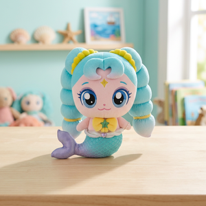 Juguete de peluche Teenieping Bangulping de 25 cm, figura de sirena suave y rellena para niños y coleccionistas - Product Image 3