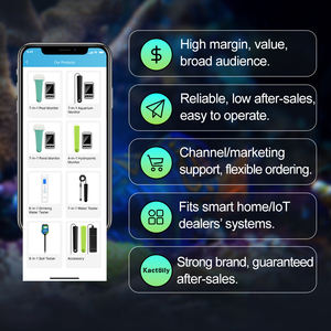 테스트 키트 pH TDS EC ORP 온도 SG 염도 측정기에 대한 7 in 1 온라인 잉어 연못 및 수족관 수질 - Product Image 3