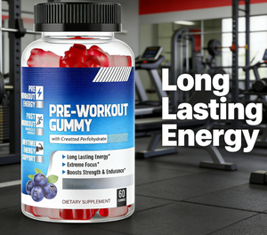 Gomitas <span class=keywords><strong>de</strong></span> Creatina Monohidrato con Extracto <span class=keywords><strong>de</strong></span> Café Verde y Vitamina B12 para Aumentar la Energía - Product Image 3