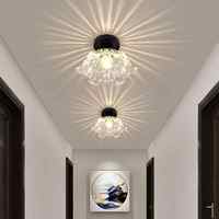 Couloir Style Antique Plafond Entrée Lumières Foyer LED Cristal Lumières et Lampes De Bureau