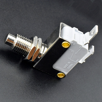 Micro-interrupteur à bouton-poussoir métallique 10MM 16A 1/2HP 125 250 VAC 0.6A 125VDC 0.3A 250VDC