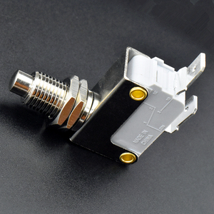 10mm kim loại đẩy nút Microswitch 16A 1/2HP 125 250 VAC 0.6A 125Vdc 0.3A 250vdc Micro chuyển đổi - Product Image 6