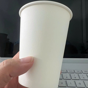 Eco-Friendly Disposable Single Wall Paper Cup for Coffee, Tea, and Cold Drinks Customized Size