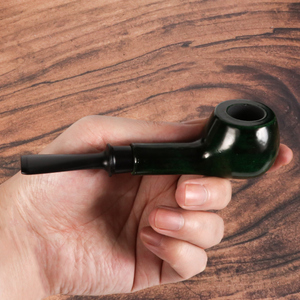 Erliao新着グリーン木製喫煙パイプ卸売無垢材タバコパイプ高級喫煙パイプ木製 - Product Image 5