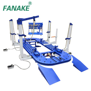 Máquina Enderezadora de Chasis para Carrocería Fanake con Plataforma Giratoria de 360°, Abrazaderas Ajustables de Acero Inoxidable/Manganas - Product Image 5