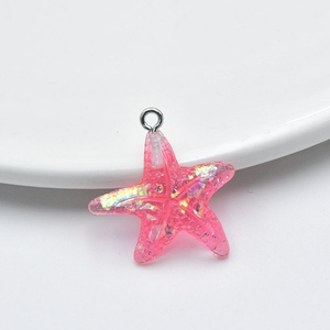 Colgantes de resina con forma de estrella para hacer joyas DIY: pendientes, collares, pulseras, llaveros de estrella de mar hechos a mano, accesorios. - Product Image 4