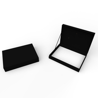 Benutzer definierte Logo leere große magnetische Papp papier verpackung faltbare Geschenk box mit Band