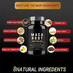 WELLBODY Private Label Kräuter ergänzung Maca Wurzel kapseln für Frauen Mann beste Energie Boost mit <span class=keywords><strong>Tribulus</strong></span> <span class=keywords><strong>Terrestris</strong></span> Kapsel - Product Image 4