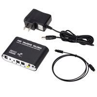 Convertisseur audio multi-interface coaxial à 6 canaux RCA Boîte décodeur audio 5.1 canaux