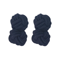 Boutons de manchette en tissu élastique à nœud en soie personnalisés pour hommes, accessoire tendance pour smoking de mariage et chemise de mode pour costume et mariage