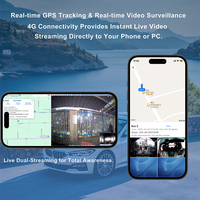 Cámara para Coche y Camión 1080P con GPS y Monitoreo en Vivo, Cámara de Seguridad Vehicular