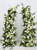 Fleurs artificielles personnalisées OEM ODM pour arche de toile de fond, roses roses pour décoration de mariage et d'événements