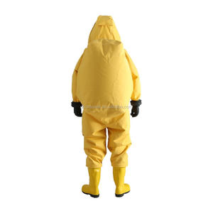 <span class=keywords><strong>Traje</strong></span> de Protección Biológica Amarillo Resistente a Productos Químicos, Hermético, Impermeable e Ignífugo - Product Image 3