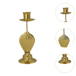 PORTAVELAS DE ALUMINIO DE LA MEJOR CALIDAD JUEGO DE 2 W/ACABADO ORO precio al por mayor - Product Image 1