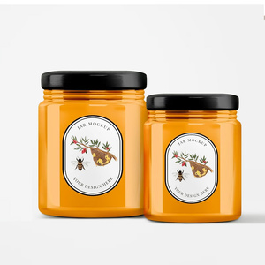 Etiquetas Adhesivas Impermeables de Vinilo para Botellas de Miel, Etiquetas Personalizadas con Logotipo de Alimentos para Sellado de Frascos y Recipientes - Product Image 4