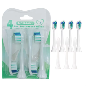 Têtes de brosse à dents électriques soniques YH732, lot de 4, remplaçables, avec poils en nylon Dupont, pour usage domestique - Prix de gros - Product Image 6