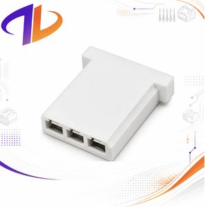 Vente directe usine – Meilleure vente : Boîtier de connecteur électrique domestique et automobile blanc à 3 broches femelle avec borne de raccordement - Product Image 1