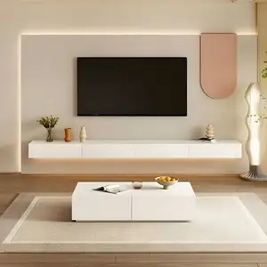 Mueble de TV de pared antiguo y moderno al por mayor, soportes de TV de madera montados en diseño, consola, muebles de oficina para el hogar, mueble de TV para sala de estar