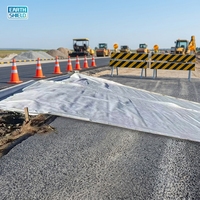 Geotextil No Tejido de PET Virgen de Alta Tenacidad para Estabilización de Carreteras, Cumple con la Norma ISO 13426