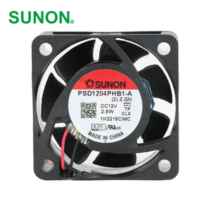 Sunon PSD1204PHB1-A (2) .z.gn 240mA 12VDC 40x40x15มม. 2.9W 12000RPM บอลแบริ่ง14.0CFM พัดลมระบายความร้อนตามแนวแกน OEM/ODM 1ปี - Product Image 1
