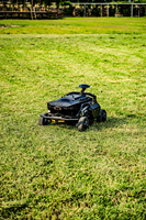 Robot d'inspection autonome compact à quatre roues avec système de vision binoculaire Lidar pour la patrouille extérieure des pelouses et des terrains