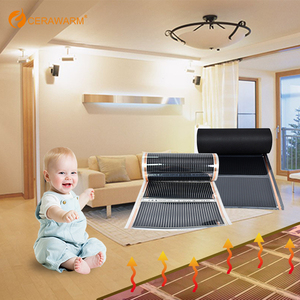 Cerawarm Vượt qua CE/ROHS chứng nhận hệ thống sưởi ấm 50cm chiều rộng Graphene hồng ngoại xa phim sưởi ấm 30m một cuộn - Product Image 4
