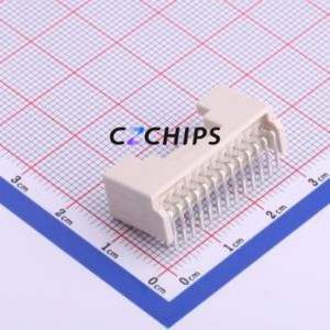 S26B-PUDSS-1(LF)(SN) Wire-to-Board Pin Header Bent Lead Through Hole,P=2mm Connector 2x13P 2mm Right Angle Insert PUD - Product Image 2