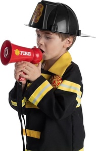 Megáfono de <span class=keywords><strong>Bombero</strong></span> para Niños, Megáfono Rojo de <span class=keywords><strong>Bombero</strong></span> con Sonido de Sirena - Product Image 4