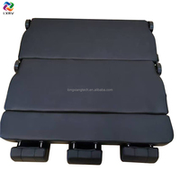 Asiento Cama Individual LXRV de Lujo en Tela Impermeable Transpirable para Vehículos Recreativos, Furgonetas Camper y MPV, con Base Giratoria