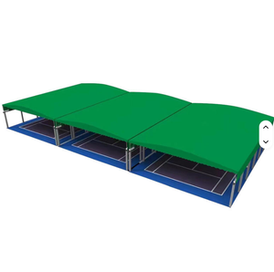 Tente de stockage mobile en PVC avec structure en acier, pliable, électrique, rétractable, pour terrain de padel - Product Image 5