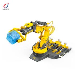 教育科学ステムキットDIY組み立て220個ブロックセット油圧マニプレータ玩具ロボットアーム - Product Image 2