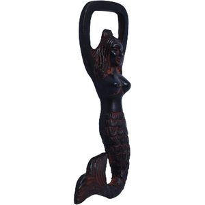 Abrebotellas de latón de estilo Vintage Premium característica magnética sirena-01 diseño logotipo personalizable para Bar Pub decoración Apertura de vino - Product Image 1