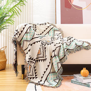 Geometric Bohemian Throw Blanket Picknick mit Quaste Schlafs ofa Dekorative Boho Sofa bezug Decken Nordic Ins Style - Product Image 2