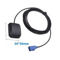 Câble de 3 mètres, connecteur Fakra bleu, 1575,42 MHz, antenne de dispositif de suivi GPS, antenne GPS de voiture