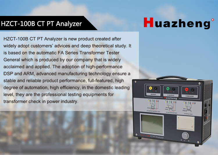 Huazheng Nhà Cung Cấp Điện Trung Quốc Thiết Bị Kiểm Tra Biến Áp Dòng Điện Máy Phân Tích Thông Số Ct Pt Tần Số Công Suất