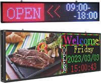 Letrero LED Programable a Todo Color P10 Muenled, 5000cd de Brillo, Control por WIFI/USB/4G, Pantalla Desplazable para Interiores/Exteriores