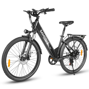 Vélo de ville électrique avec frein à disque et cadre en acier de 26 pouces, 500W, vélo de route de 26 pouces pour adulte, 36V, 15Ah - Product Image 4