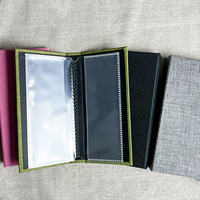 STANDWIDE jual panas 2x6 Linen foto album kartu kpop buku mini strip portabel kualitas tinggi album foto