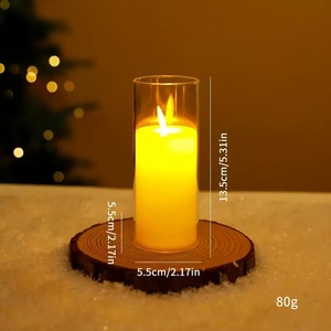 Hot bán wayning Nến Ly thủy tinh nến đèn cho giáng sinh trang trí - Product Image 1