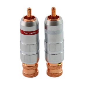 U.S. CMC in rame puro placcato oro ottone alloggiamento inca spina di loto Audio testa amplificatore segnale 8mm spina di cablaggio IP40 nominale 12V 1.5A - Product Image 4